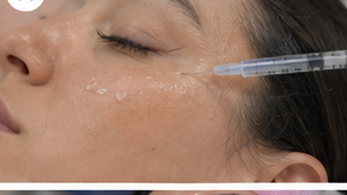 Illustration of polynucleotide skin treatment treatment