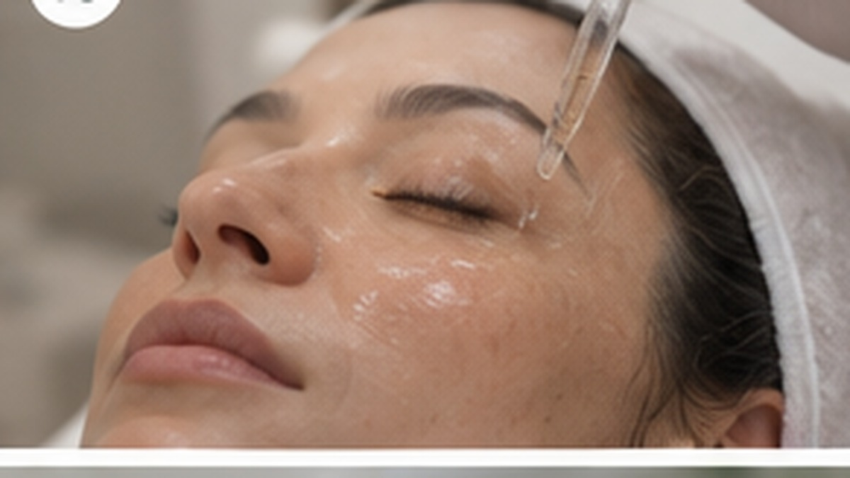 Illustration of liposome skin treatment treatment